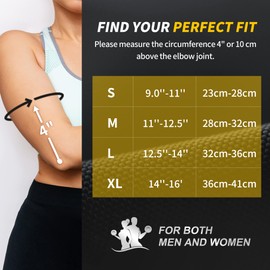 CAMBIVO Elbow Bandage x 2, Tennis Elbow Bandage for Men and Women, Elbow Suitable for Arthritis, Tendonitis, Elbow Pads for Sports, Golfer's Elbow and Tennis Elbow Bandage