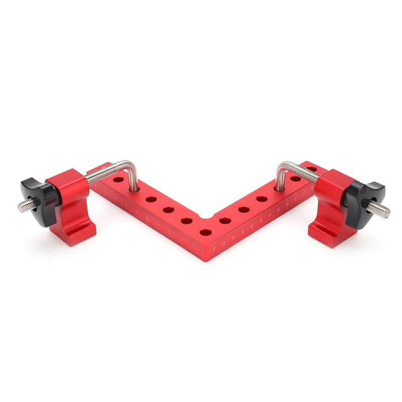 Square Positioning Ruler Kit Aluminum Alloy Right Angle 90 Degree