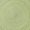 vctops Set of 6 Sage Green Round Placemats 12 inch