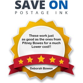 Save On Postage Ink Compatible w/Neopost Thermal Roll Tape (5 Rolls) – Compatible Neopost 4122446P Tape Rolls for Use w/The Neopost Thermal Roll Tape Dispenser