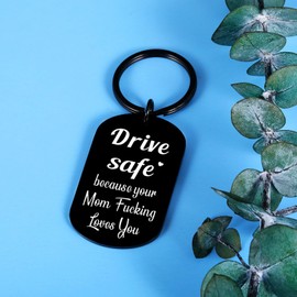 Class of 2025 Graduation Gifts Back to School Gifts for Teen Boys Girl Dont Do Stupid Shitkeychain Drive Safe Keychain Drive Safes New Driver White Elephant from Mom Funny Keychain from Mom Dad