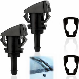 Boquillas para limpiaparabrisas delantero, 5303833AA/5116079AA para Chrysler, Kit de Boquillas de Coche Para Rociadores de Automóviles de la Serie, Compatible con Chrysler, Jeep y Dodge.