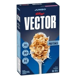Vector Kellogg's Vector Protein Breakfast Cereal, Jumbo, 850g (2 Pack)