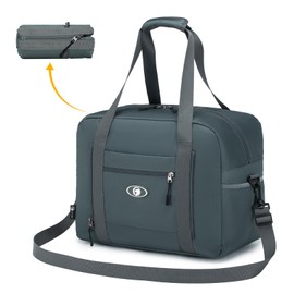 BAGZY Ryanair Hand Luggage 40 x 20 x 25 cm Travel Bag Sports Bag Waterproof Travel Luggage Shoulder Bag Bags Travel Cabin Large Weekender Handbags Hospital Bag, 40 30 20-grey-495-update