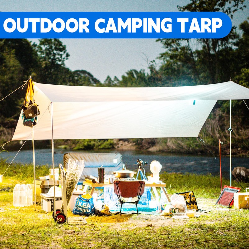 Tarp 8x20 ft Heavy Duty 12mil 100% Waterproof High Durability