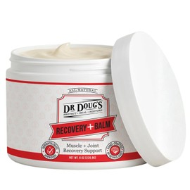 Dr. Doug's Recovery Balm – Organic Arnica & Magnesium Topical Rub – Soothing Support Lotion for Active Muscles, Joints, & Skin – Dermatologist Approved, Handmade in USA – (8 Ounce (Pack of 1))