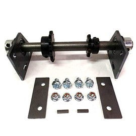 Adjustable 3/4" Weld On 10" Jackshaft Kit #35 Chain