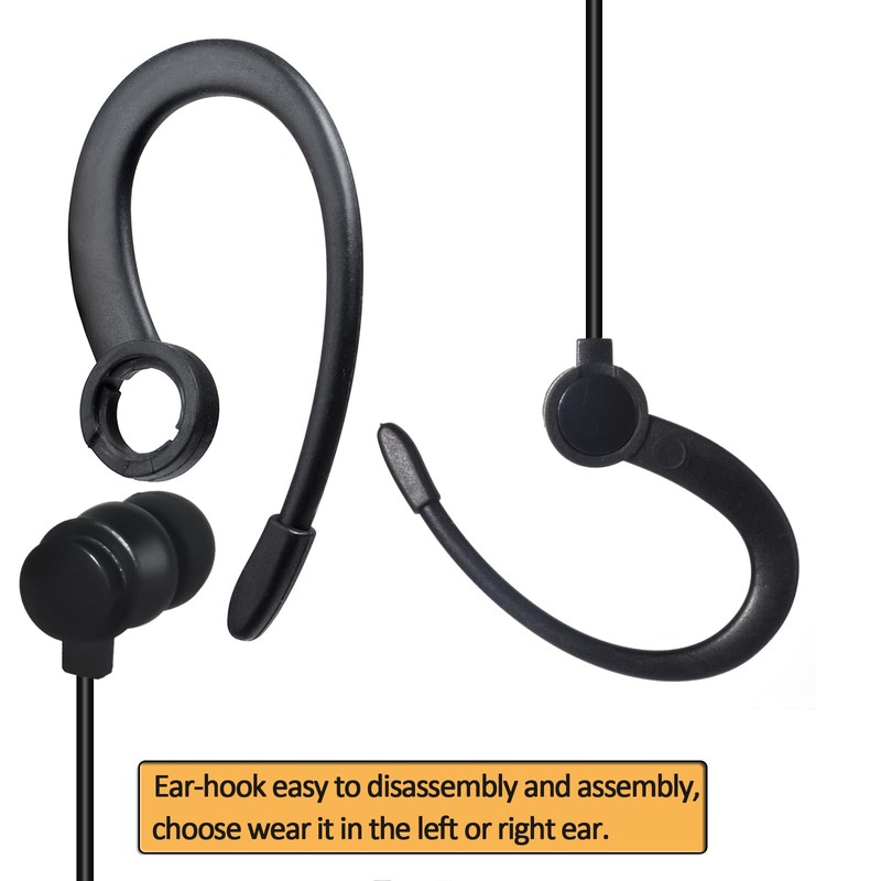 HYS Light Ear Hook - 3.5 mm Jack - Left