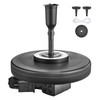 Floating Pond Fountain with RGB LED Lights, 400GPH, 3 Spray
