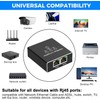 ZANZER Gigabit Ethernet Splitter 1 to 3, 1000Mbps High Speed