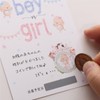 gift-ippo 3 Gender Reveal Cards with Surprise Envelopes, Gender Announcement,