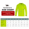 VENDACE 3pcs Hi Vis Shirts for Men Long Sleeve Safety