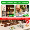 WNJ Wooden Tip Box with Lock & Slot - Secure