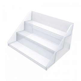 Stepped open 3-tier display stand 4482