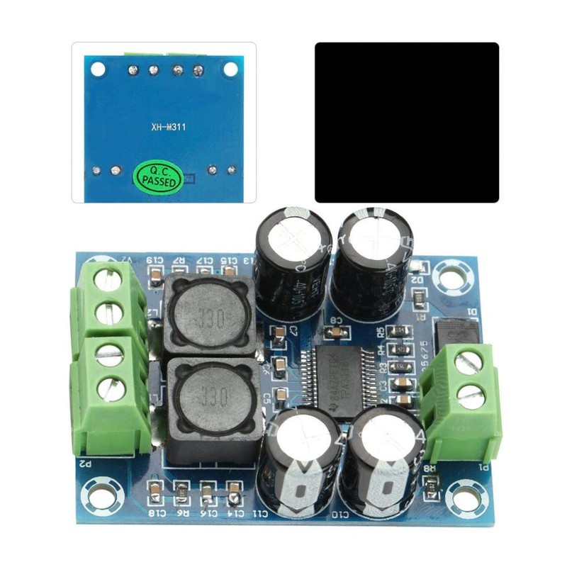 Dilwe 60W DC10-24V TPA3118 Subwoofer Amplifier Board, Mini Digital Audio