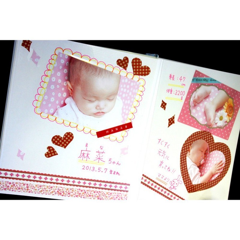 Nakabayashi Free Album Kaku-no Square M Rococo Flower Gray AKMFB-163-N