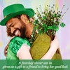 ZJoey 10 Pcs St.Patricks Day Artificial Plants Berry Stems 16