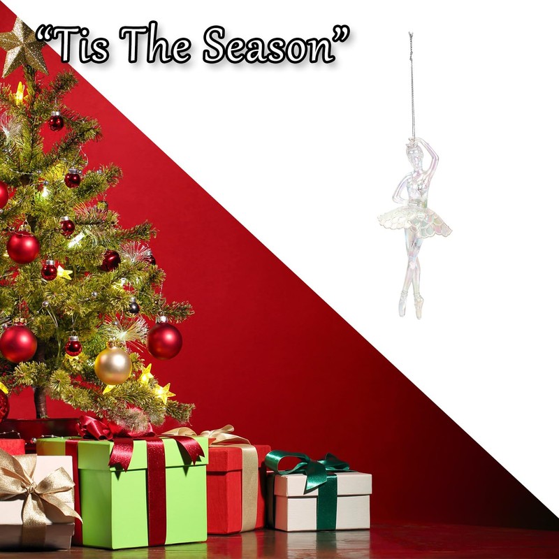 VFM e-Store - Christmas Tree Decoration Iridescent Acrylic Ballerina X