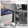 2-Piece 1/4"-Drive SAE Magnetic Socket Organizer Set (Holds 26 Sockets)