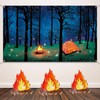 Tatuo 6 Set Fake Fire Fake Fireplace Campfire Flame 12