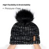 FURTALK Womens Winter Beanie Hat Fleece Lined Faux Fur Pom