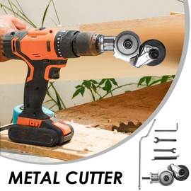 Metal Cutting Drill Attachment | Cutter Attachment for Drill,Compact Ergonomic Precise Safe Multi-Purpose Scissors for Iron Copper Aluminum Sheets
