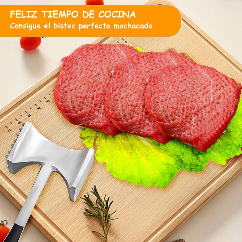 SelWatty Martillo Ablandador de Carne Resistente, Mazo para Carne de