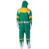 INTIMO Power Rangers Mens' Green Character Color Sleeper Union Suit