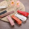 sourcing map 4pcs Leather Curtain Rod Holder 1 x 4.7