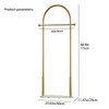 ZHBHYZ Gold Clothing Rack for small spaces,Modern Clothes Rack with
