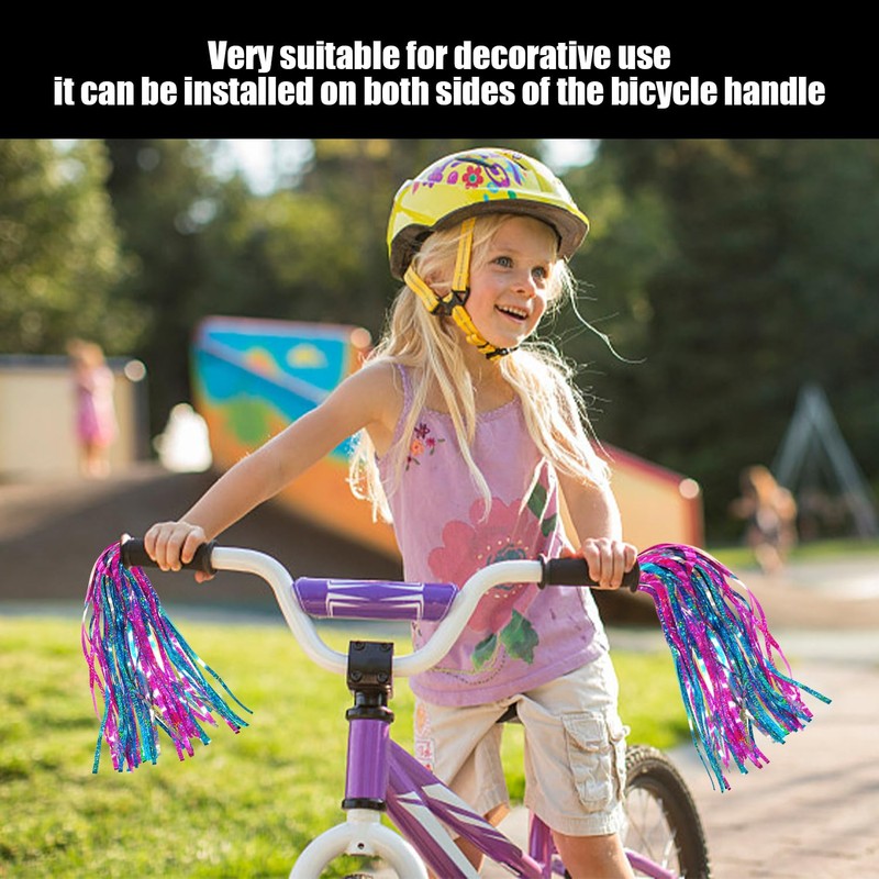 WUFGWBD 2 Pairs Of Bicycle Handlebar Streamers, Children'S Bicycle Decorations,