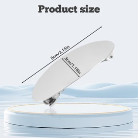 Pack of 2 French Hair Clips Ladies, Ladies Hair Clip, Gold Bun Hair Clip, Metal Hair Holder Clips, Minimalist Hair Clips, Decorative Hair Accessories for Women and Girls (Silver)