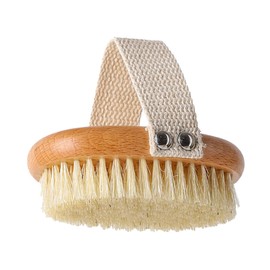 Baluue Body Brush for Dry Brushing Natural Bristle Shower Brush Ergonomic Design for Daily Use