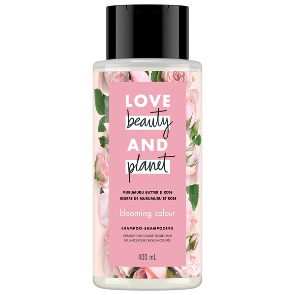 Love Beauty And Planet Murumuru Butter & Rose Oil Shampoo for colour treated hair Blooming Colour moisturizes hair 400 ml