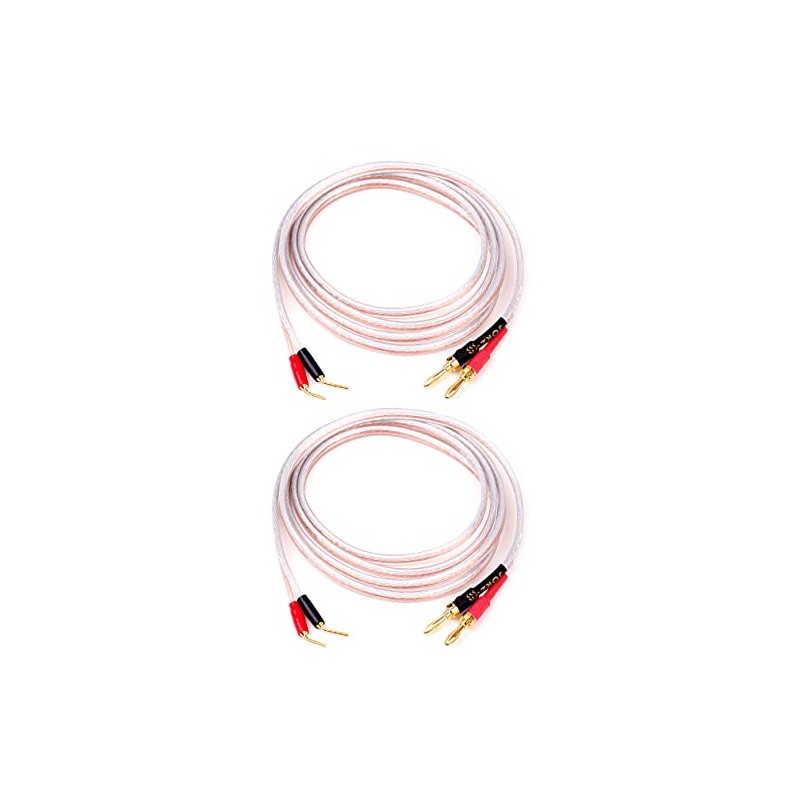JORZOR 2 Pack Pin Type Plug to Banana Male Plug