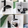 Upgraded Headphone Holder Hanger with Adjustable Clamp, Under Desk Hook