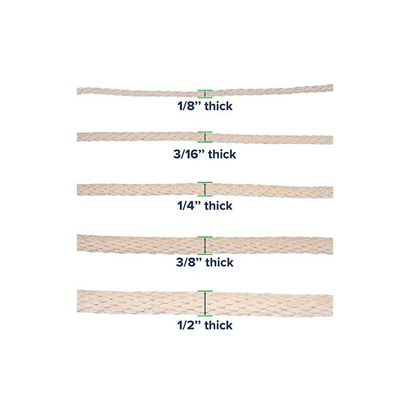 Solid Braid Cotton Rope- Paracord Planet