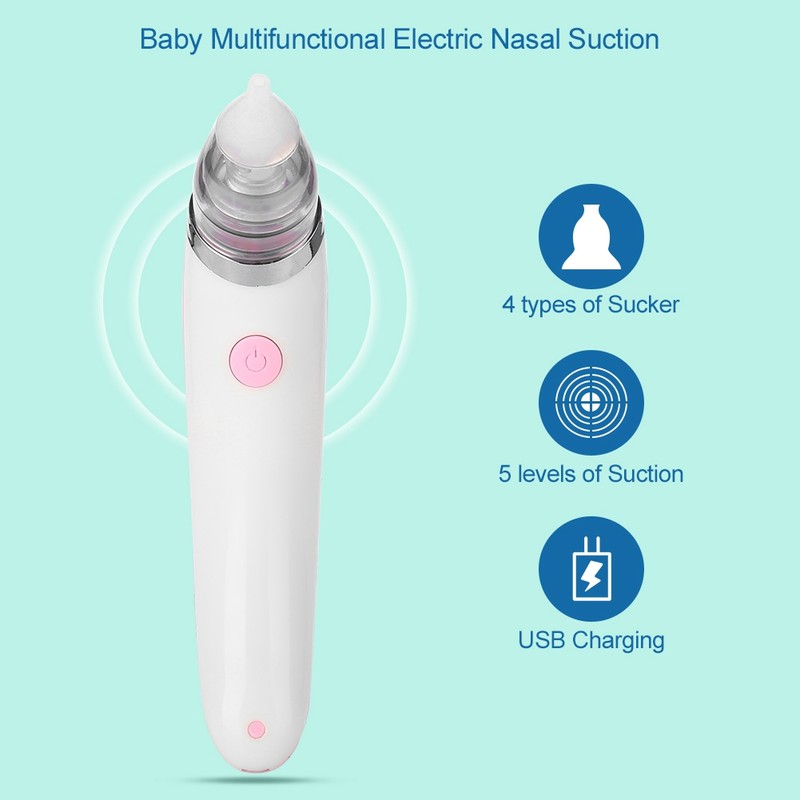 Baby Nasal Aspirator Electric Nose Cleaner Nasal Acne Blackhead Sucker