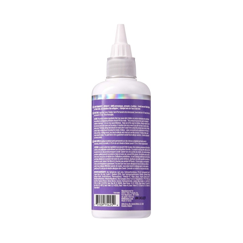 Red by Kiss Tintation Semi-Permanent Hair Color, Aloe Vera Water