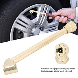 Juego de Mandril de Aire Boquilla de Bomba de Rosca Interna de 1/4 Pulgadas y Varilla de Bomba Herramientas Neumáticas Accesorio para Inflar Neumáticos(1/4)