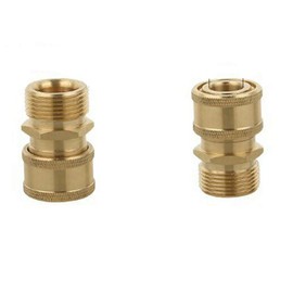 Pressure Washer Gun Adapter BE-TOOL 1/4" Pressure Washer Adapter Quick Release Coupling Adapter for Garden Hose Pressure Washer Gun 2PCS (10#)