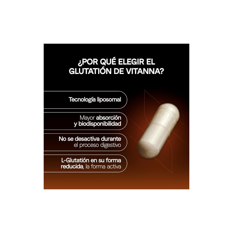 VITANNA® Glutatión Liposomal 500 mg