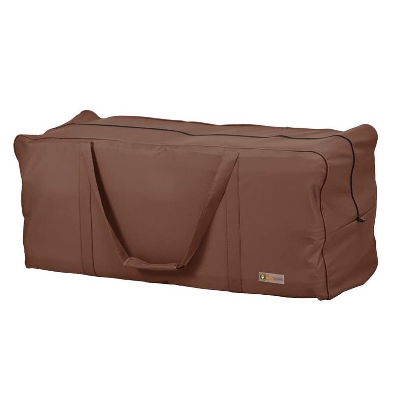 DUCKCOVERS Ultimate Water-Resistant 58 Inch Patio Cushion Storage Bag, Patio