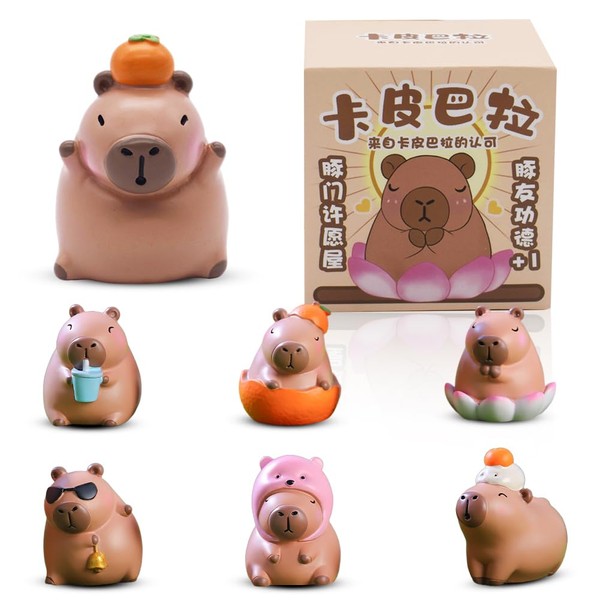 Blind Box Capibara Figures Capibara Random Collection Guess Blind Bag