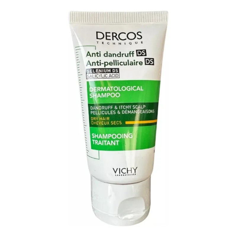 Dercos Shampoo Control Caspa Cabello Seco 200 Ml