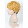 Linfairy Curly Wig, Heat Resistant Wig, Wig, Costume, Disguise Wig,