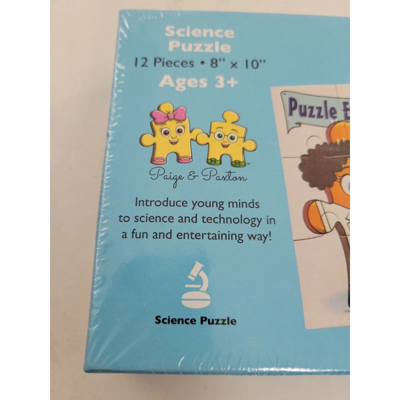 Science Puzzle 12 Pieces 8" X 10" Ages 3 and
