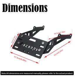 Fender Eliminator Bracket Fit Tail Tidy for FTR 1200 2019-2024 FTR 1200 Rally 2021-2024 R Carbon 22-24 FTR Championship Edition 22-23