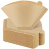100 Count #4 Cone Coffee Filters 8-12 Cup, Natural Coffee