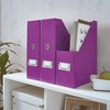 Leitz Wow Click and Store Magazine File - Purple